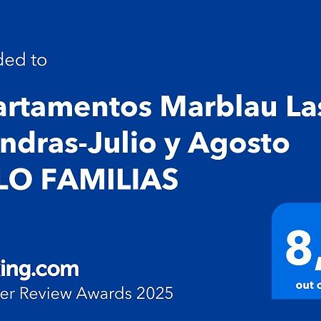 גאנדיה Apartamentos Marblau Las Alondras-Julio Y Agosto Solo Familias מראה חיצוני תמונה